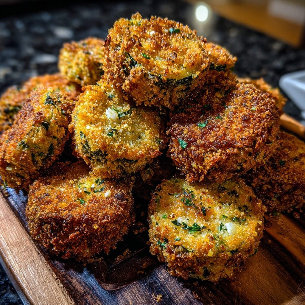 Crispy Zucchini Veggie Bites