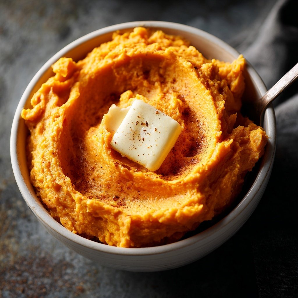 Sweet Potato Mash with Butter