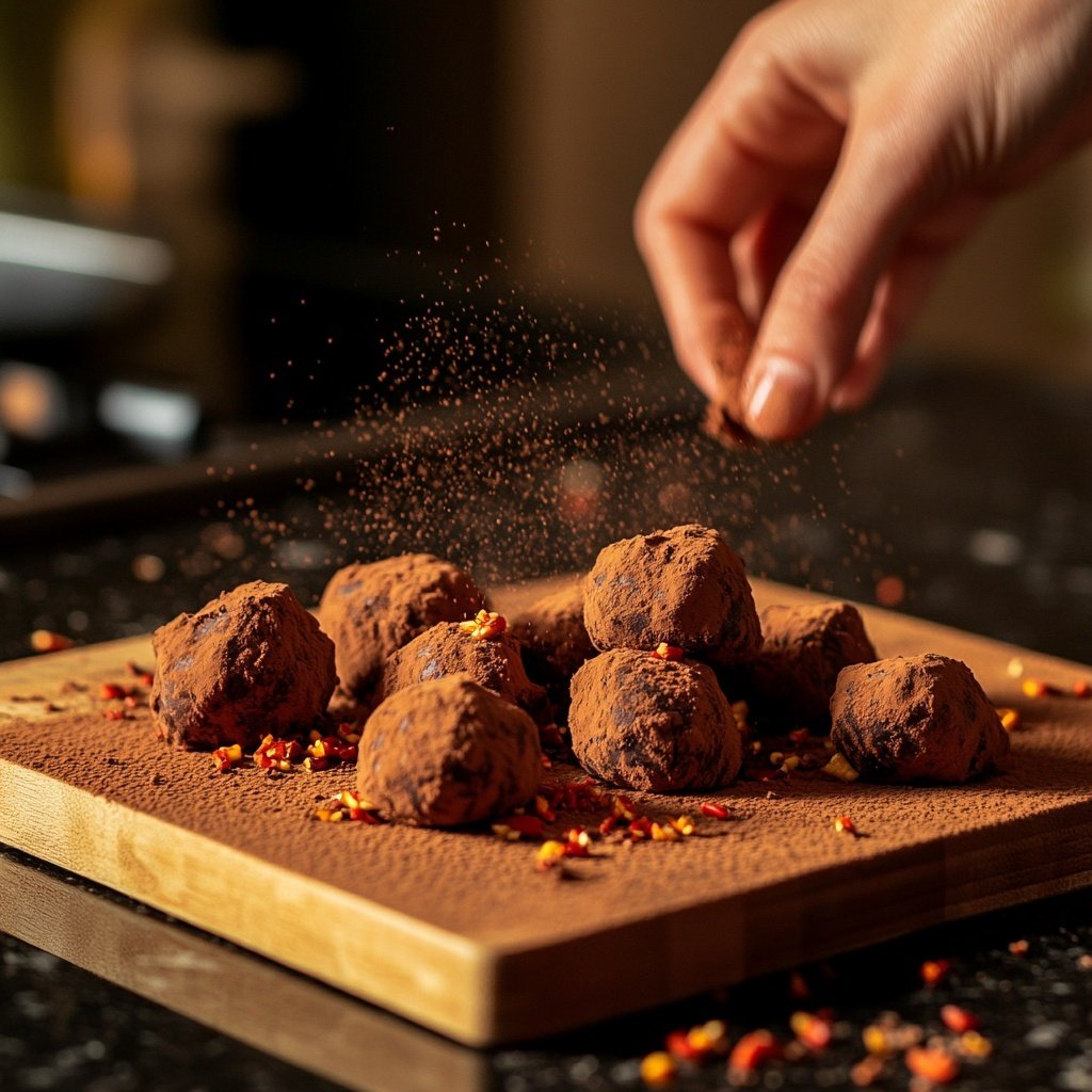 Chocolate Chili Truffles