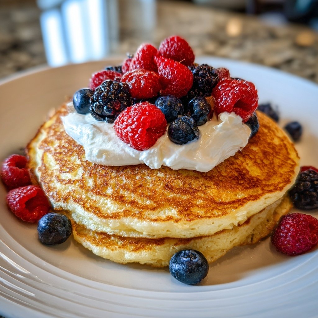 Protein Pancakes With Greek Yogurt