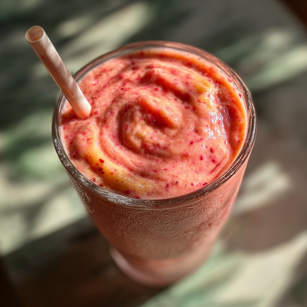 Strawberry Banana Protein Smoothie