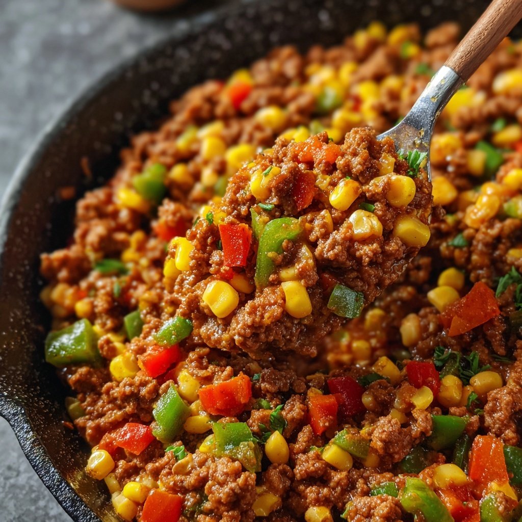 Ground Beef Skillet with Corn