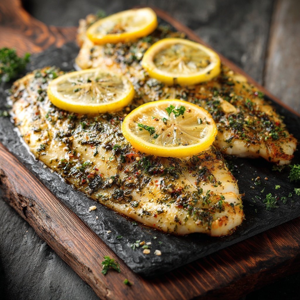 Lemon Herb Baked Tilapia