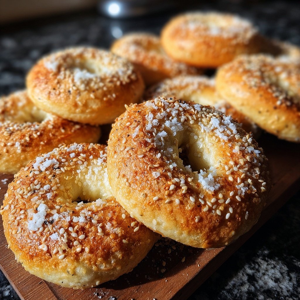 Homemade High Protein Bagels