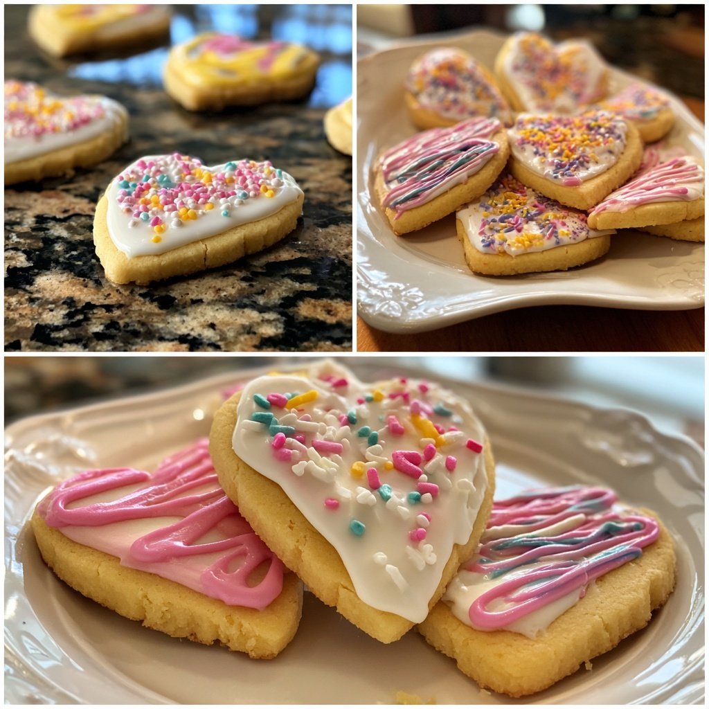 Valentine Butter Cookies with Icing