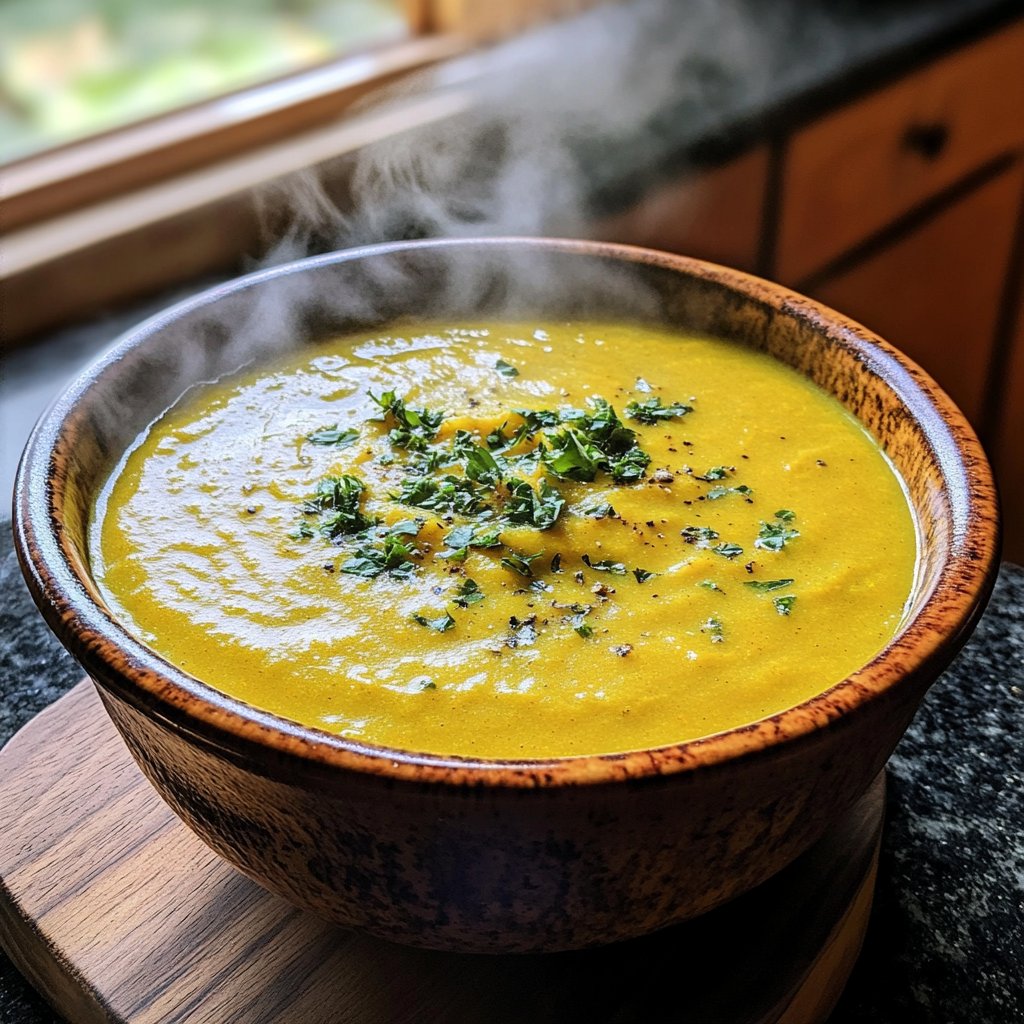 Squash Soup with Turmeric